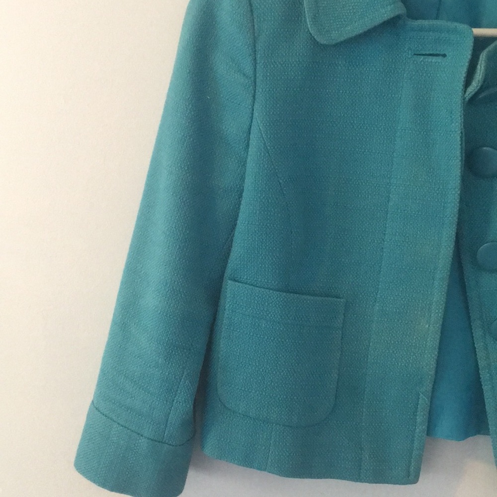 Ann Taylor Turquoise Blazer - Picture 3 of 4